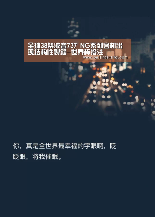 全球38架波音737 NG系列客机出现结构性裂缝-世界杯投注